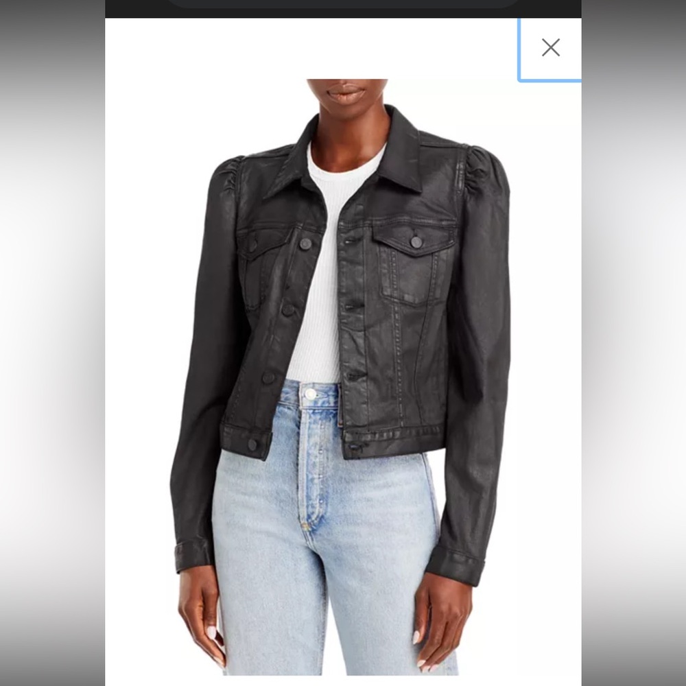 7 For All Mankind Puff Sleeve Denim Jacket